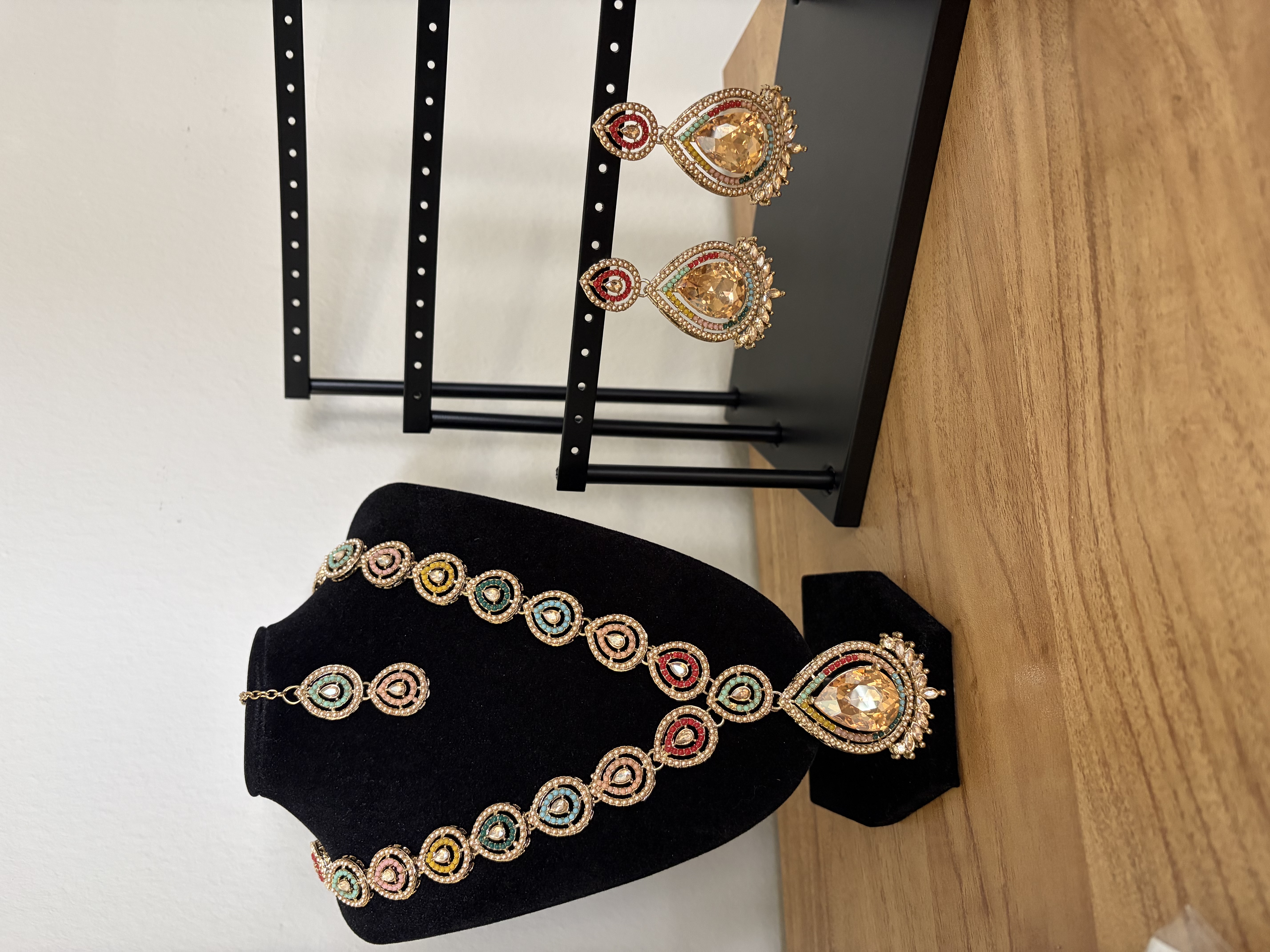 Multi-Color Kundan Necklace Set